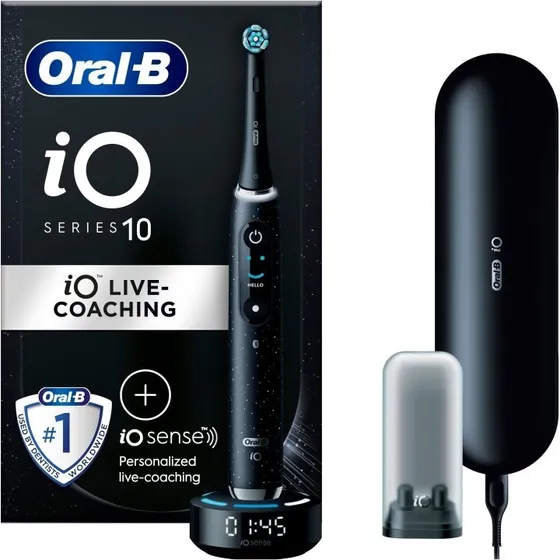 Oral-B iO 10 Elektrisk Tandbørste, Kosmisk Sort