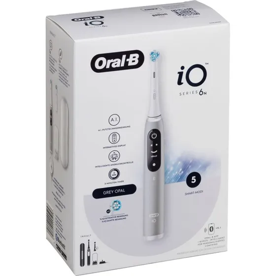 Oral-B iO 6N Eltandbørste Grå med Etui