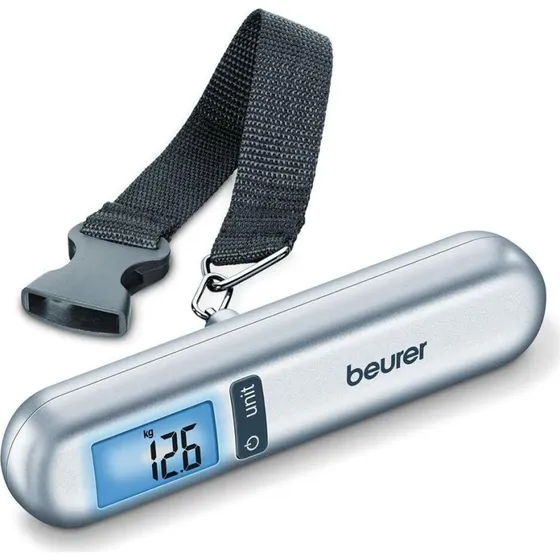 Beurer LS06 Digital Bagagevægt, Sølv, 40 kg, 10 g nøjagtighed