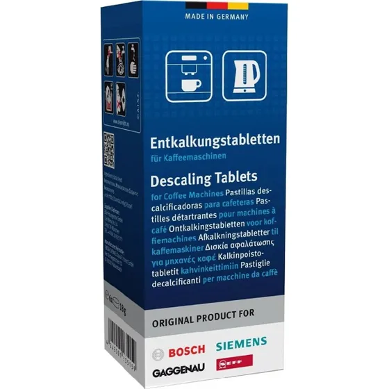 Bosch Afkalkningstabletter til kaffemaskiner 6 stk.