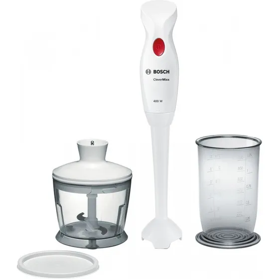 Bosch CleverMixx Stavblender MSM14200, 400 W, Rød & Hvid