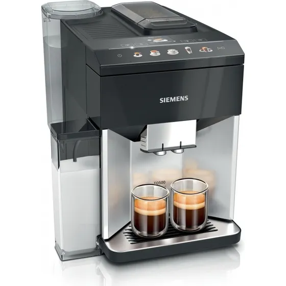 Siemens EQ5 TQ513R01 Espressomaskine, 1.9L, Sort/Sølv