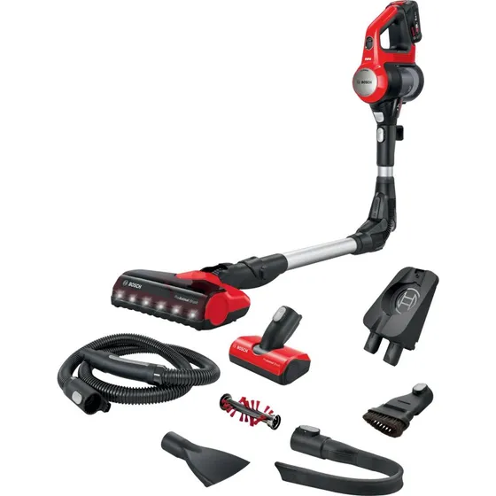 Bosch BCS711PET Ledningsfri Støvsuger 3 Ah Sort/Rød
