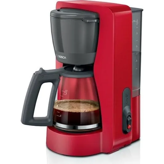 Bosch MyMoment TKA2M114 Kaffemaskine, 14 kopper, dyb rød/sort grå
