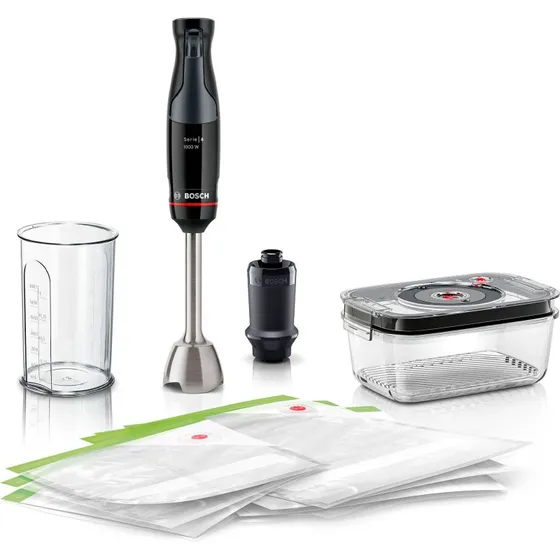Bosch Serie 4 ErgoMaster MSM4B6V2 Stavblender 1000W Sort anthracit