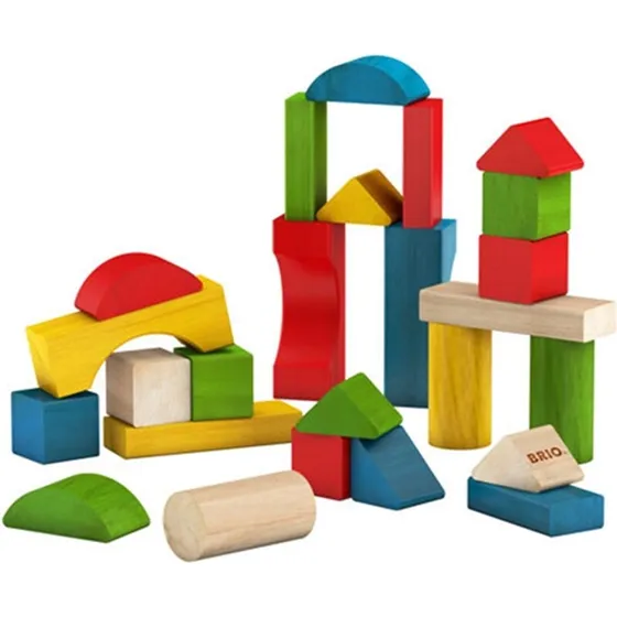 BRIO® Byggeklodser Farvede 25 stk, FSC (fra 1 år)