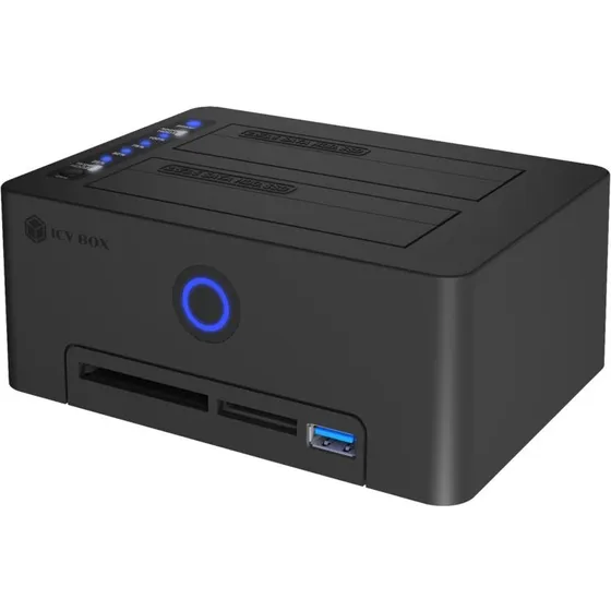 ICY BOX IB-1233CL-CR HDD/SSD-dockingstation, sort