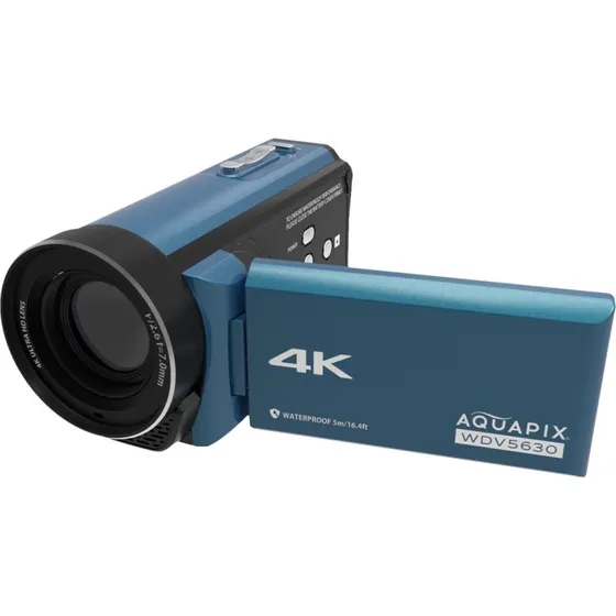 Easypix Aquapix WDV5630 Gråblå 4K Videokamera
