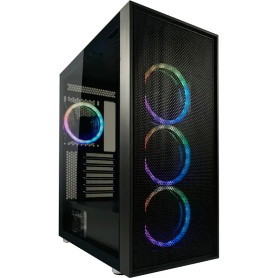 LC Power Gaming 802B Black_Wanderer_X Mid Tower, Sort, Hærdet Glas