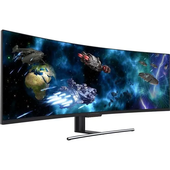 LC-Power 49" QLED Buet Gaming Skærm 3840x1080 144Hz