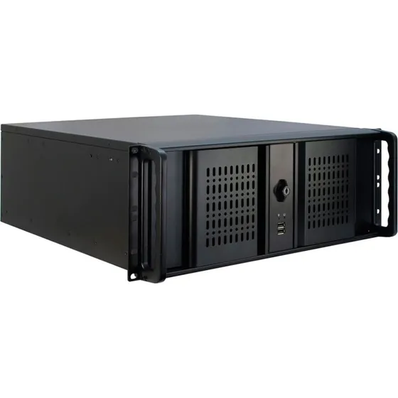 Inter-Tech IPC 4U-4098-S 4U Rackkabinet, sort (ATX/microATX/Mini-ITX)