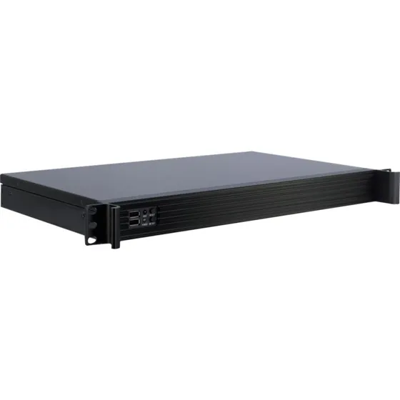 Inter-Tech IPC-K-126L 1U Rackkabinet, Sort