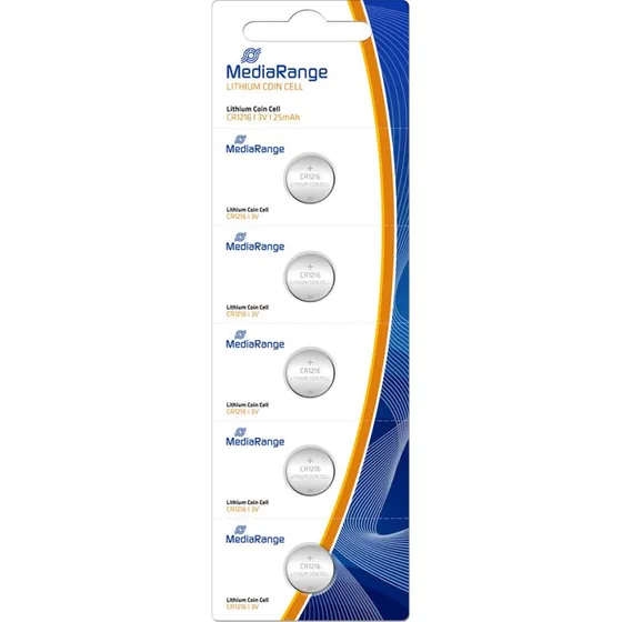 MediaRange CR1216 Knapcellebatterier 5 stk 25mAh