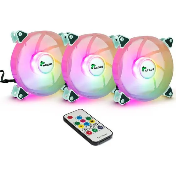 Inter-Tech Argus RS-06 RGB 120mm 3pk Hvid