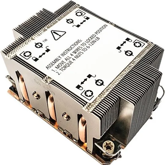 Inter-Tech N-8 CPU-køler, passiv, kobberdampkammer, LGA4189, sølv