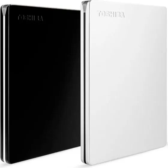 Toshiba Canvio Slim Premium 1TB USB 3.2, Sort