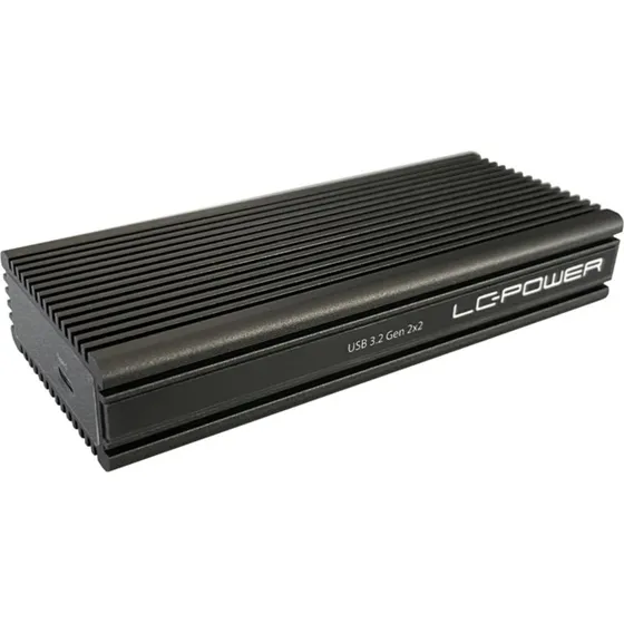 LC Power LC-M2-C-NVME-2X2-RAID, USB 3.2 Gen 2x2 M.2 NVMe Lagringspakning