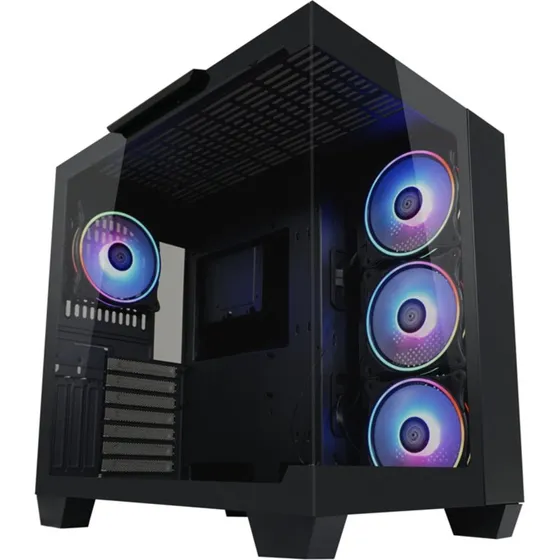 LC Power 809B Dark Storm X Midi-Tower, Sort