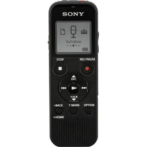 Sony ICD-PX370 MP3-Optager 4 GB, Sort