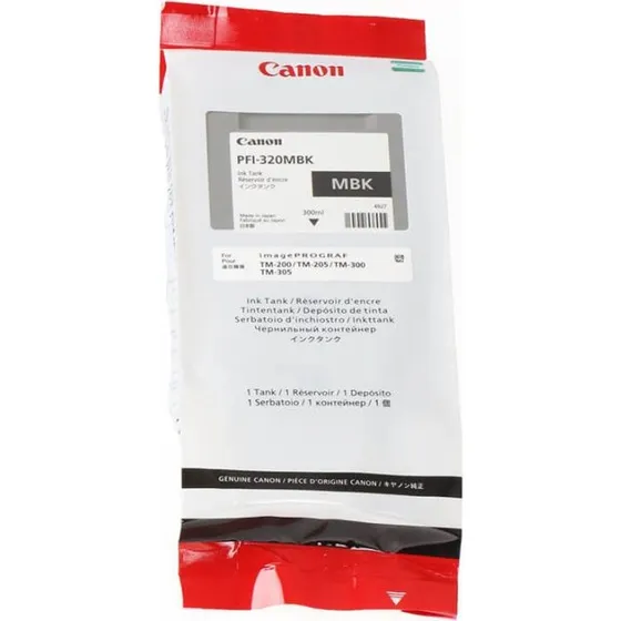 Canon PFI-320 Mat Sort Blæk 300 ml