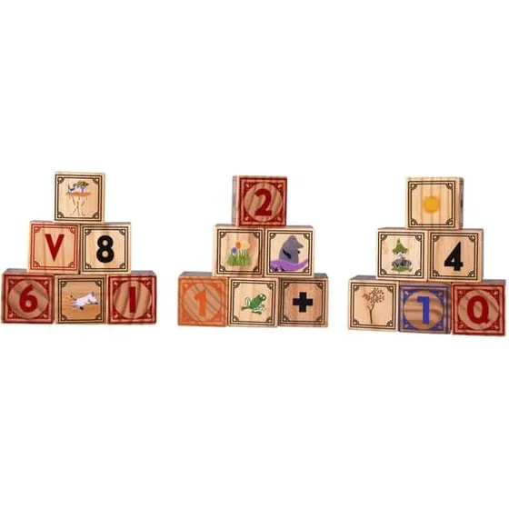 Barbo Toys Mumitroldene træklodser 32 stk.