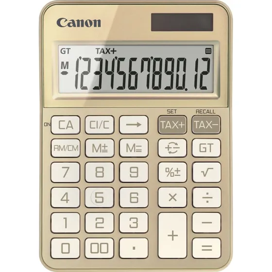 Canon KS-125KB-GD Guld Lommeregner 12 Cifre