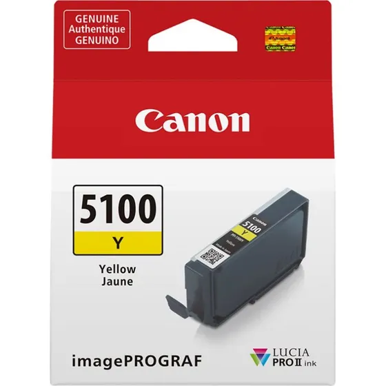 Canon PFI-5100 Y Gul Blækbeholder 14,4 ml