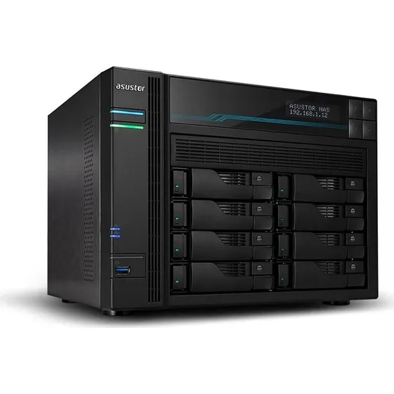 ASUSTOR AS6508T NAS-Server, 8 bays, 8 GB RAM, 2,5GbE/10GbE