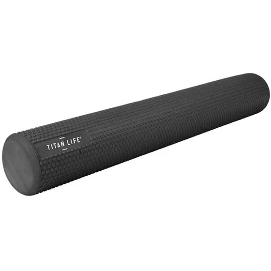 TITAN LIFE PRO Foam Roller 98 cm x 15 cm – Sort