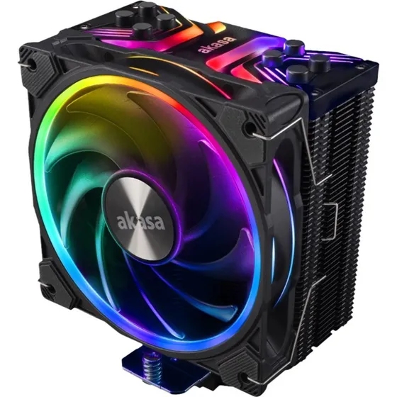 Akasa Soho H4 Plus 120 mm CPU-køler Sort