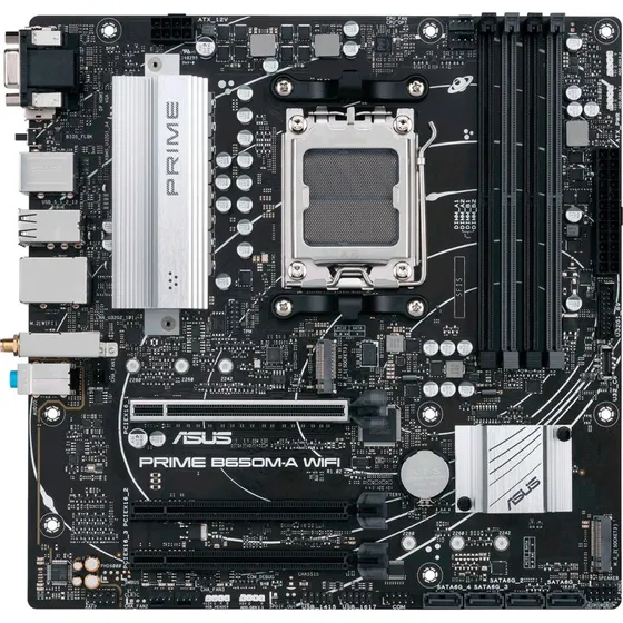 Asus PRIME B650M-A WIFI, AMD AM5, DDR5, Micro-ATX
