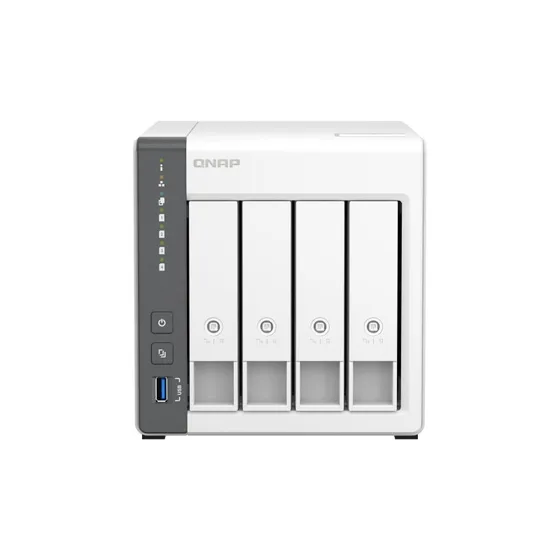QNAP TS-433-4G NAS 4-bay ARM Cortex-A55 4 GB Hvid