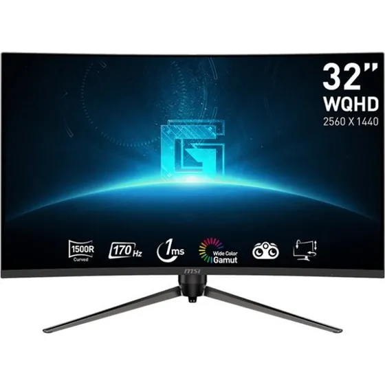 MSI G32CQ5P 31,5" 2K 170Hz VA-buet gaming-skærm