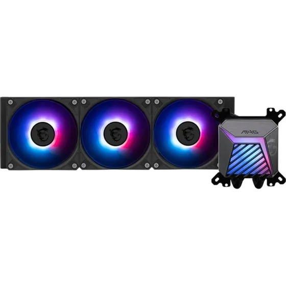 MSI MAG CoreLiquid A15 360 mm AIO vandkøler, Sort