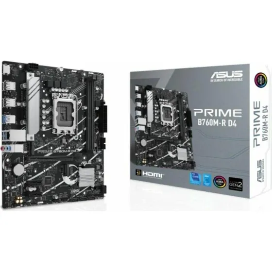 Asus PRIME B760M-R D4 - LGA 1700, mATX, DDR4