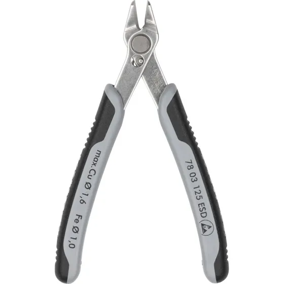 KNIPEX Electronic Super Knips® ESD 125 mm, rustfrit stål