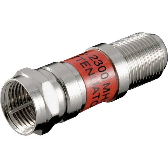goobay Coax Attenuator 6 dB F-male > F-female 75Ω
