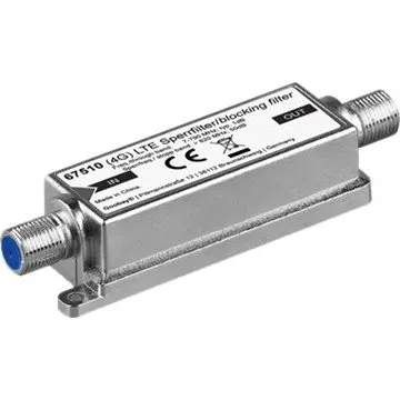 wentronic LTE Bånd-Stopfilter F-female, Sølv
