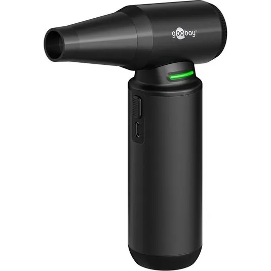 Goobay Superior trådløs støvblæser med 8 mundstykker, USB-C