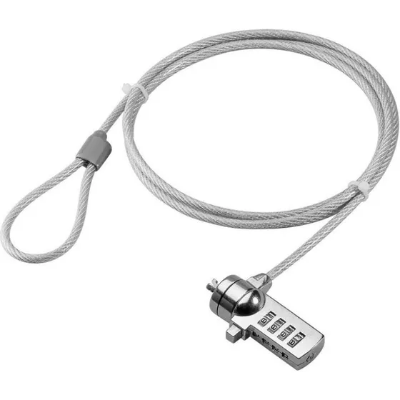 Goobay Wirelås 4,5 mm med 4-cifret kode, 1,5 m