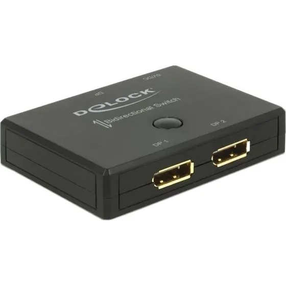 DeLOCK DisplayPort 2-1 Bidirectional 4K 60 Hz Videoswitch