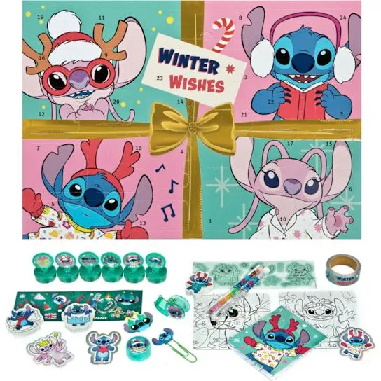 Disney Stitch Winter Wishes Julekalender 2025