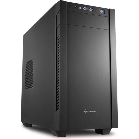 Sharkoon S1000 Micro ATX Tower, sort