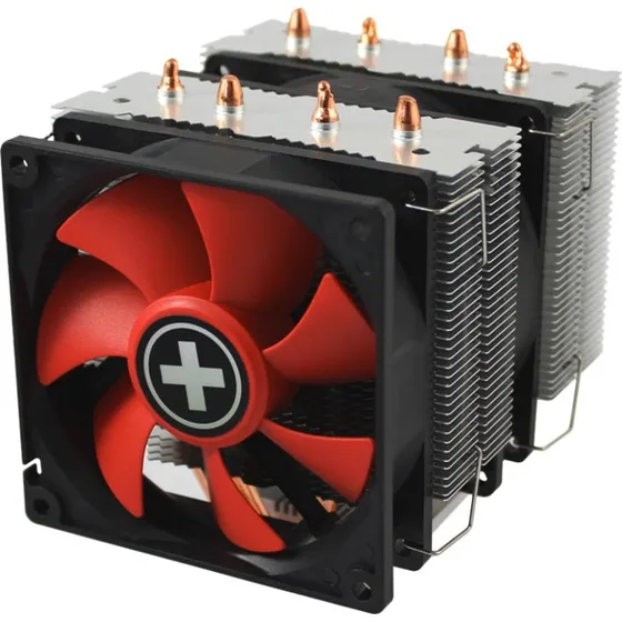 Xilence CM504D 92mm CPU-køler Sort/Rød/Sølv
