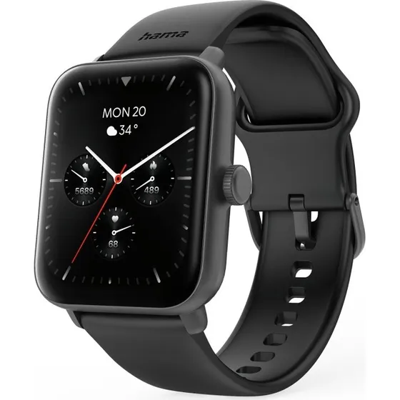 Hama 6010 Smartwatch 44 mm Sort