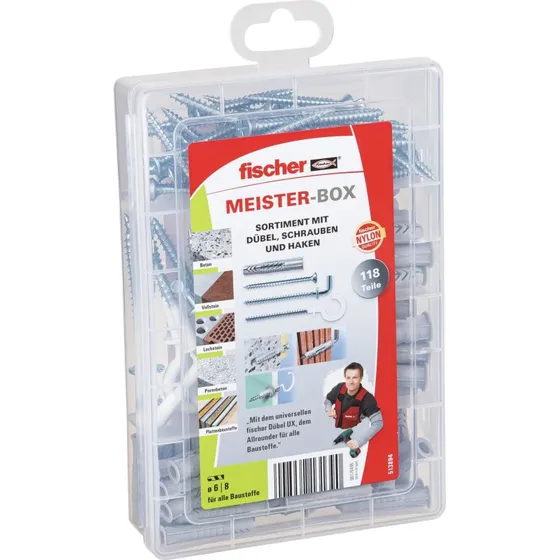 Fischer Meister-Box UX 75 stk Grå