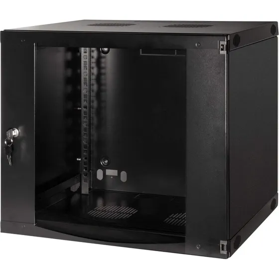LogiLink 19" Vægskab 9U 540x450mm Sort