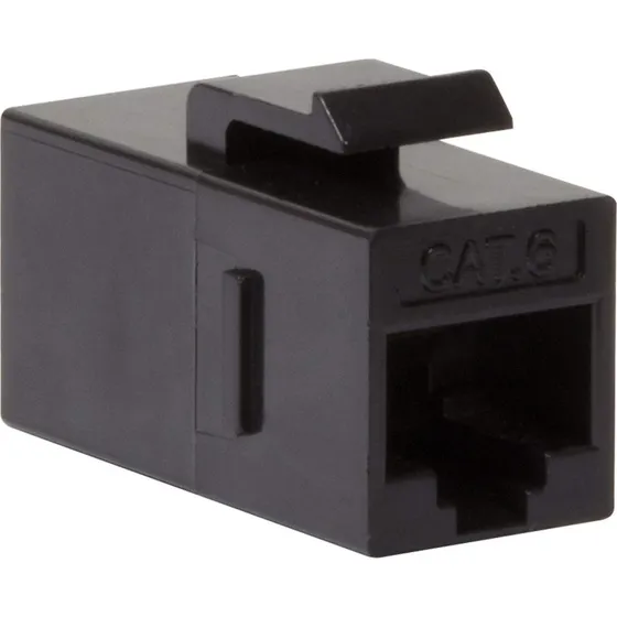 LogiLink Cat6 Keystone-skarvdon 2xRJ45 Sort