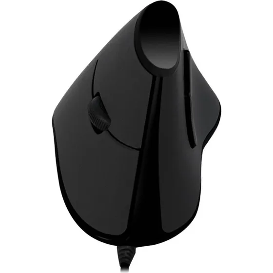 LogiLink Ergonomic Vertical Optisk Mus Sort