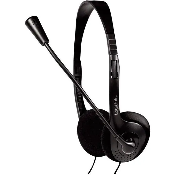 LogiLink HS0052 Kablet Høretelefoner Sort